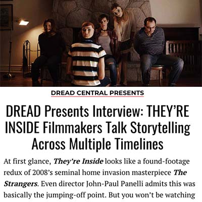DREAD Presents Interview: THEY’RE INSIDE Filmmakers Talk Storytelling Across Multiple Timelines